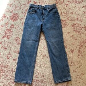 Abercrombie & Fitch Blue Ankle Jeans